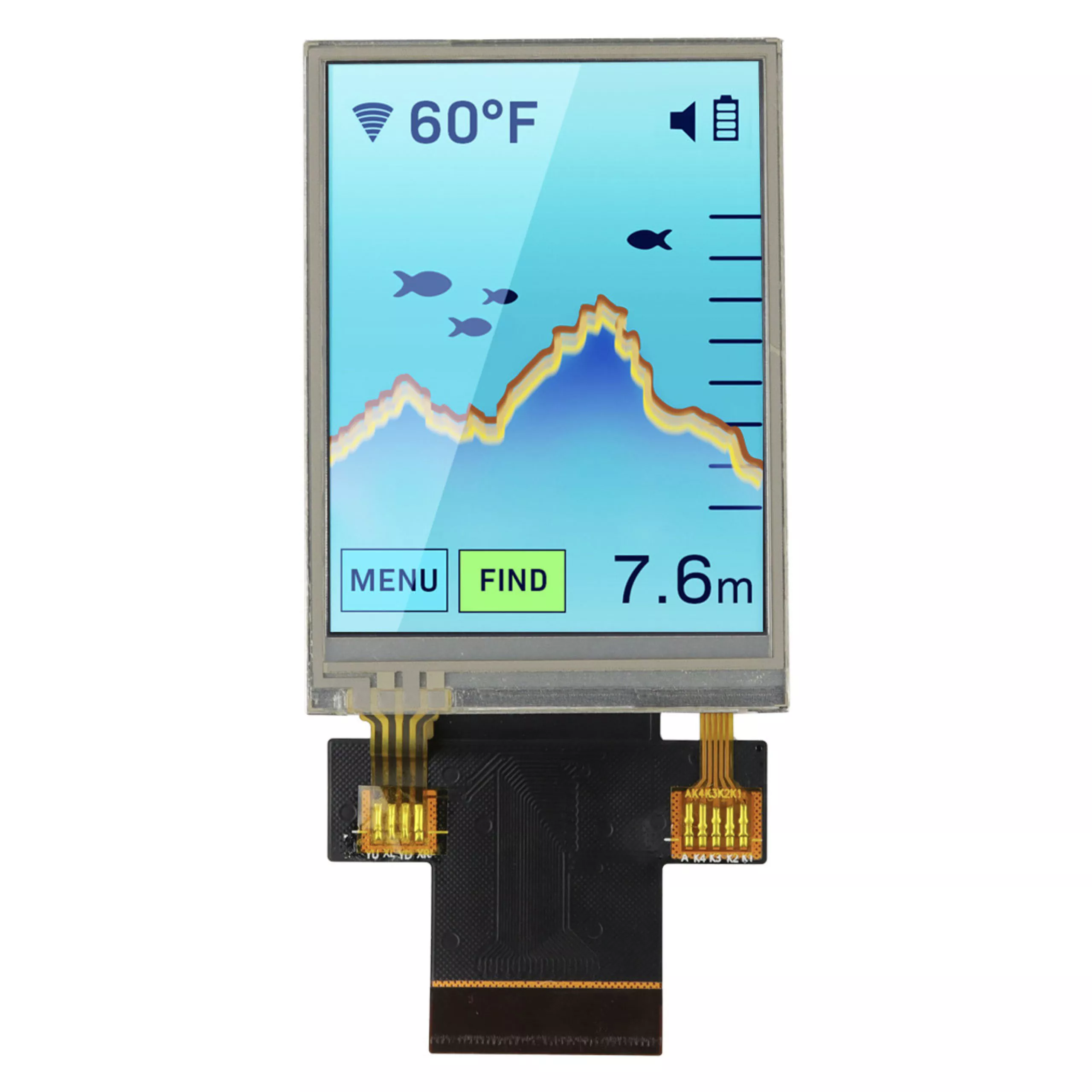 2,6 Zoll Resistive Touch IPS TFT -Modul