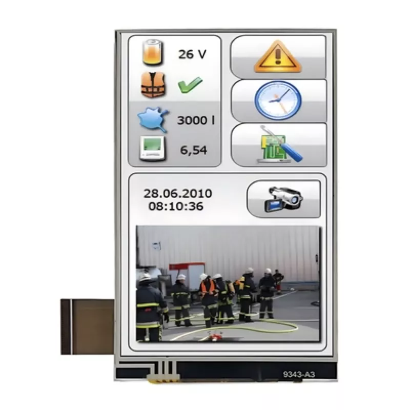 3,97 '' 480x800 Resistive Touch IPS TFT -Modul