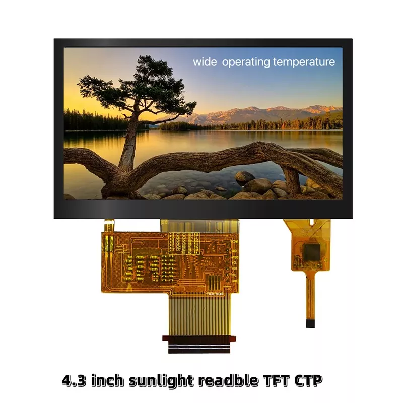 4,3 Zoll breites TFF -Modul mit Touchscreen